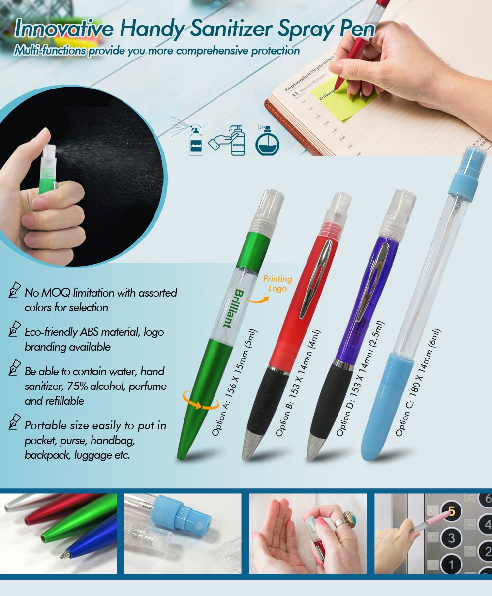 Innovative Handy Sanitizer Spray Pen